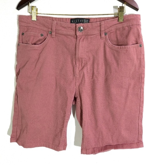 West 49 | Men's Pink Shorts - Picture 1 of 9